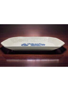 vintage platzgraff "yorktown" stoneware bread plate.